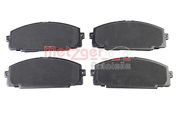 Jeu de 4 plaquettes de frein METZGER ref. 1170872